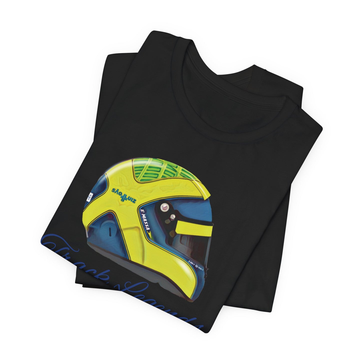 Massa Helmet Profile T-Shirt by Track Legends