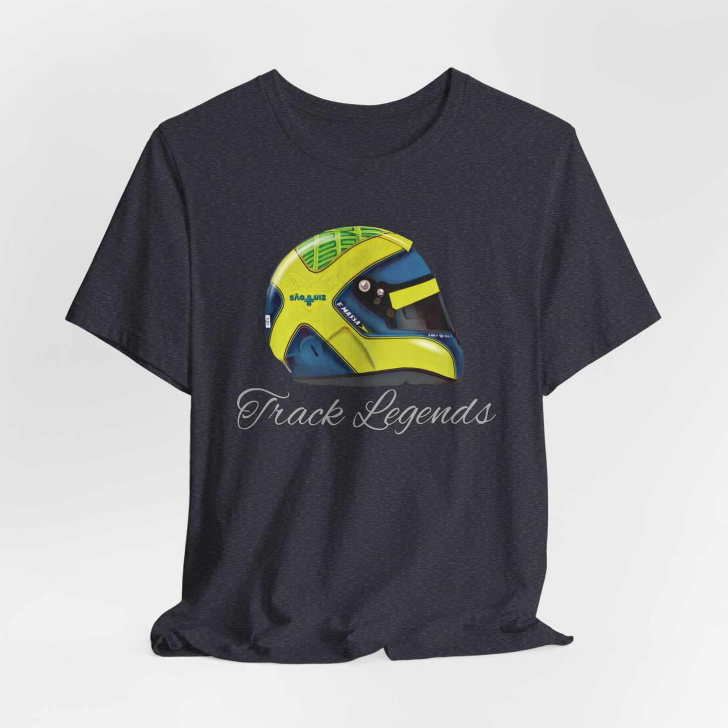 Massa Helmet Profile T-Shirt by Track Legends