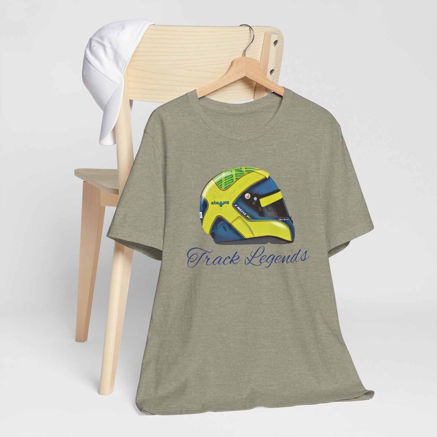 Massa Helmet Profile T-Shirt by Track Legends