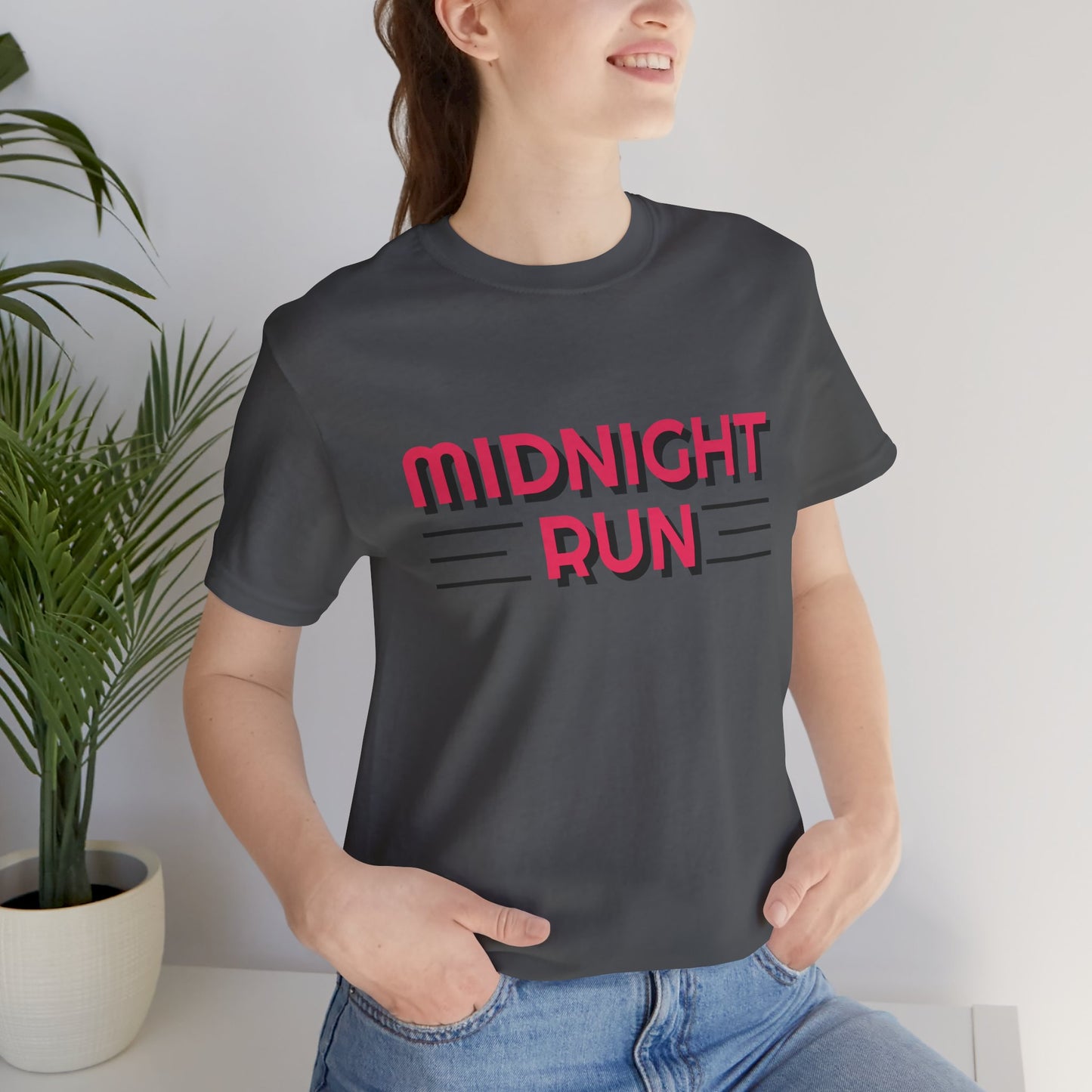 Midnight Run - Unisex Jersey Short Sleeve Tee by Track Legends