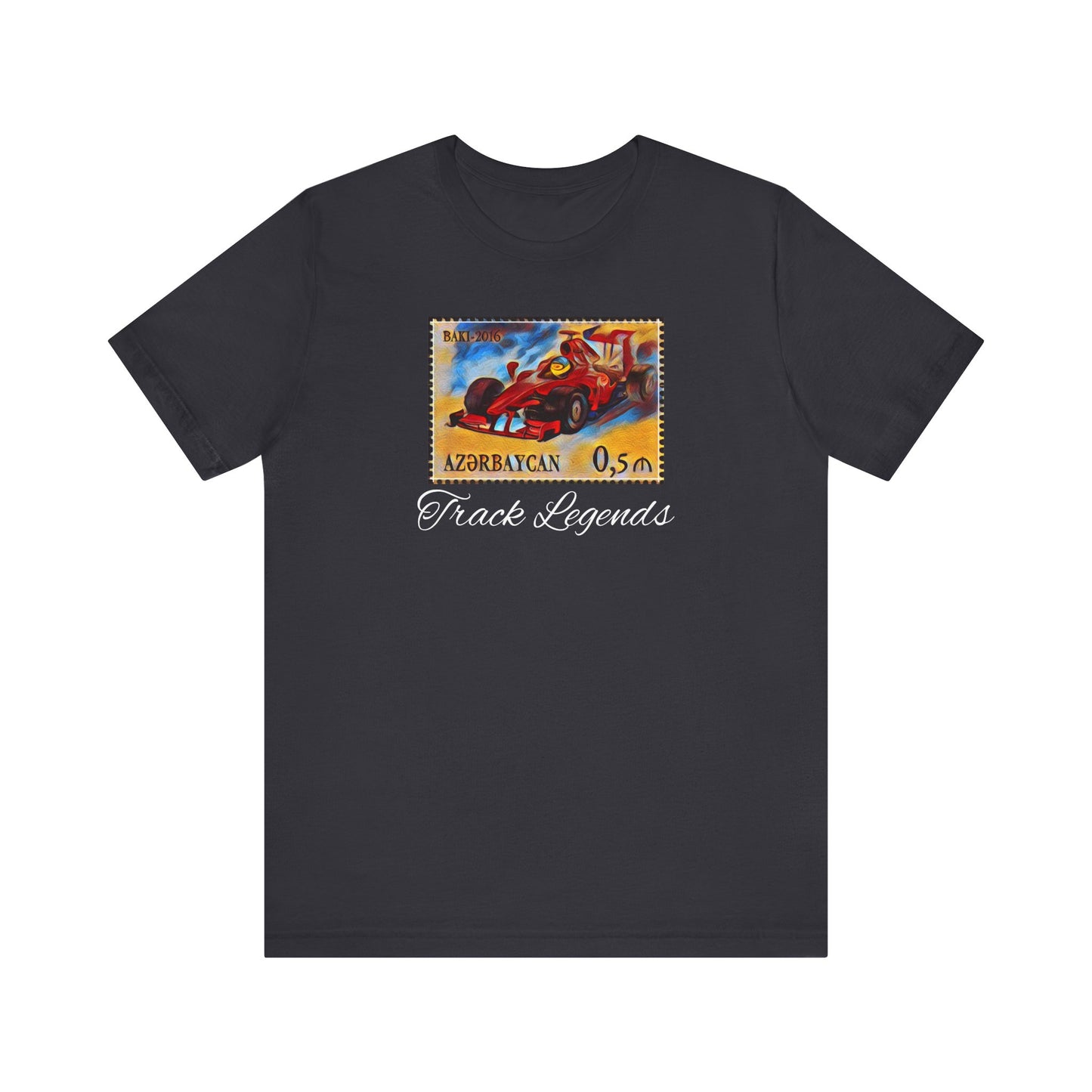 F1 Racing Car Postage Stamp Tee -Azerbaijan Grand Prix