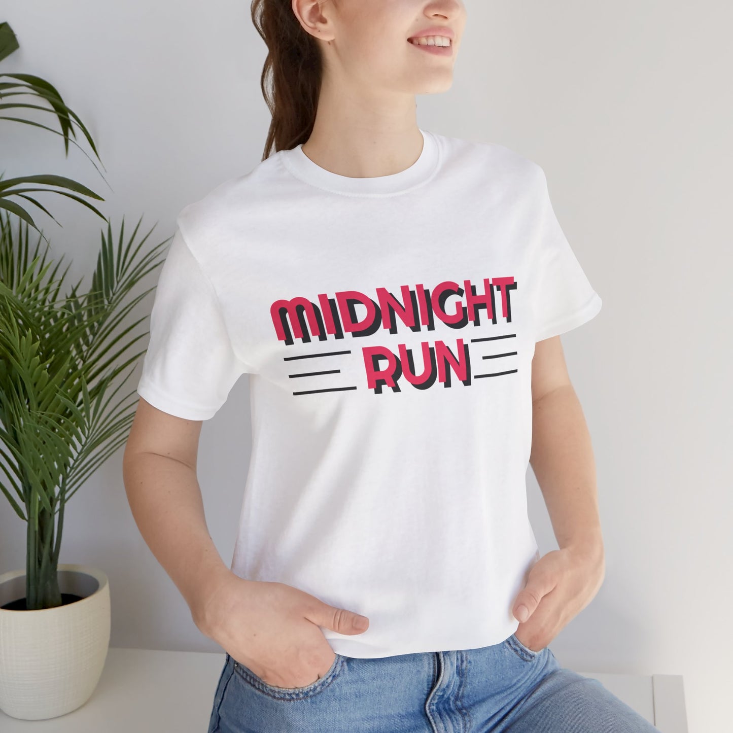 Midnight Run - Unisex Jersey Short Sleeve Tee by Track Legends