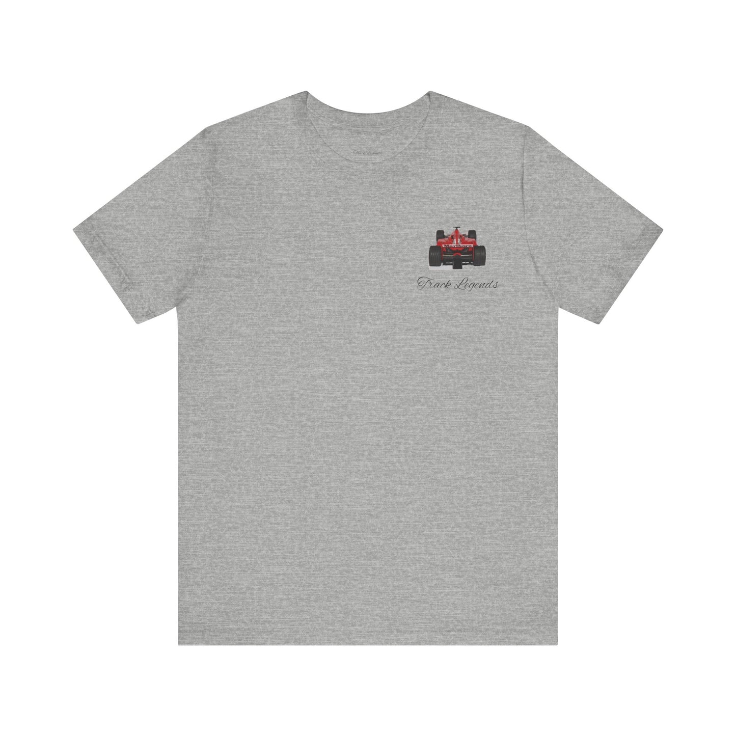 Track Legends - Red GP Car Formula Inspired Unisex Tee