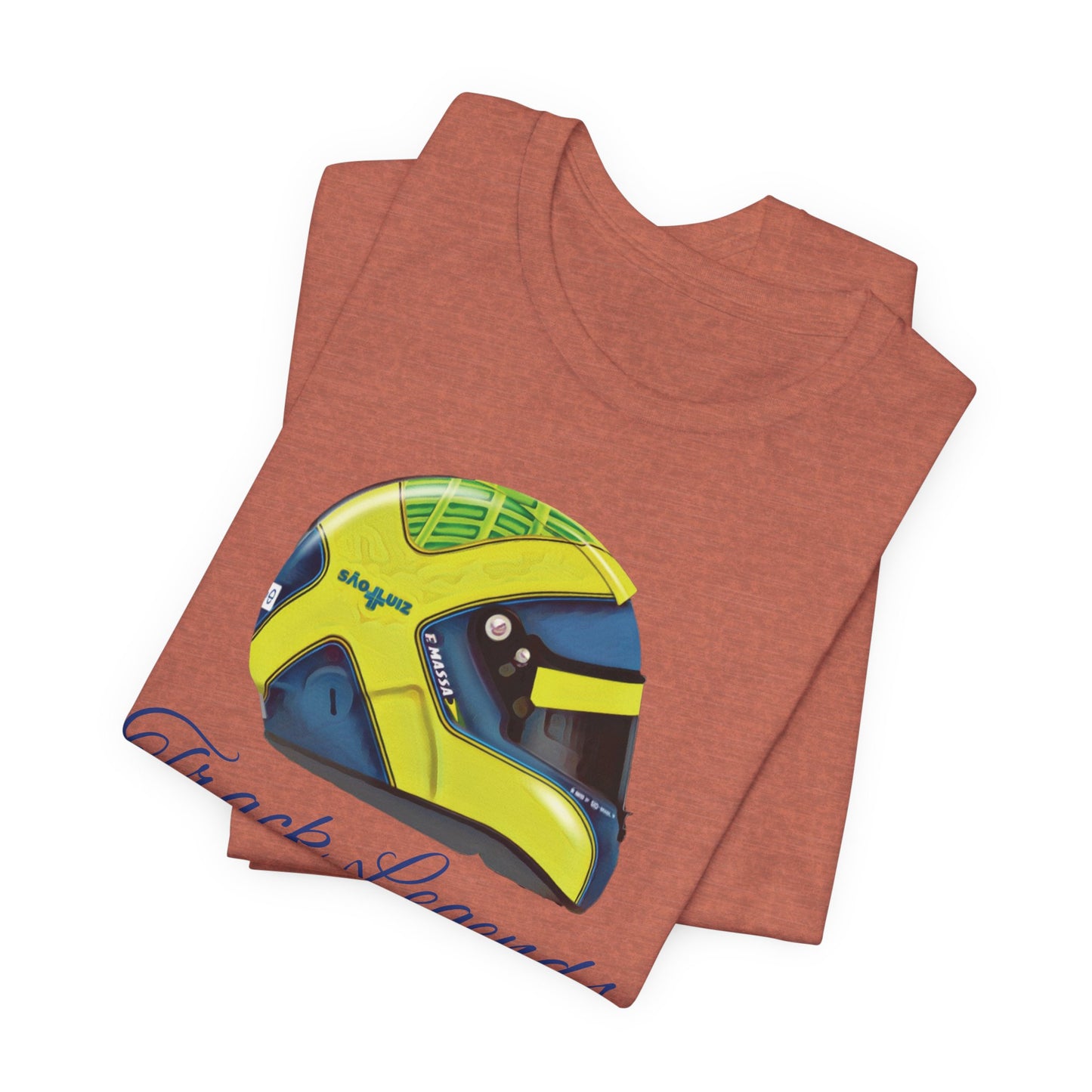 Massa Helmet Profile T-Shirt by Track Legends