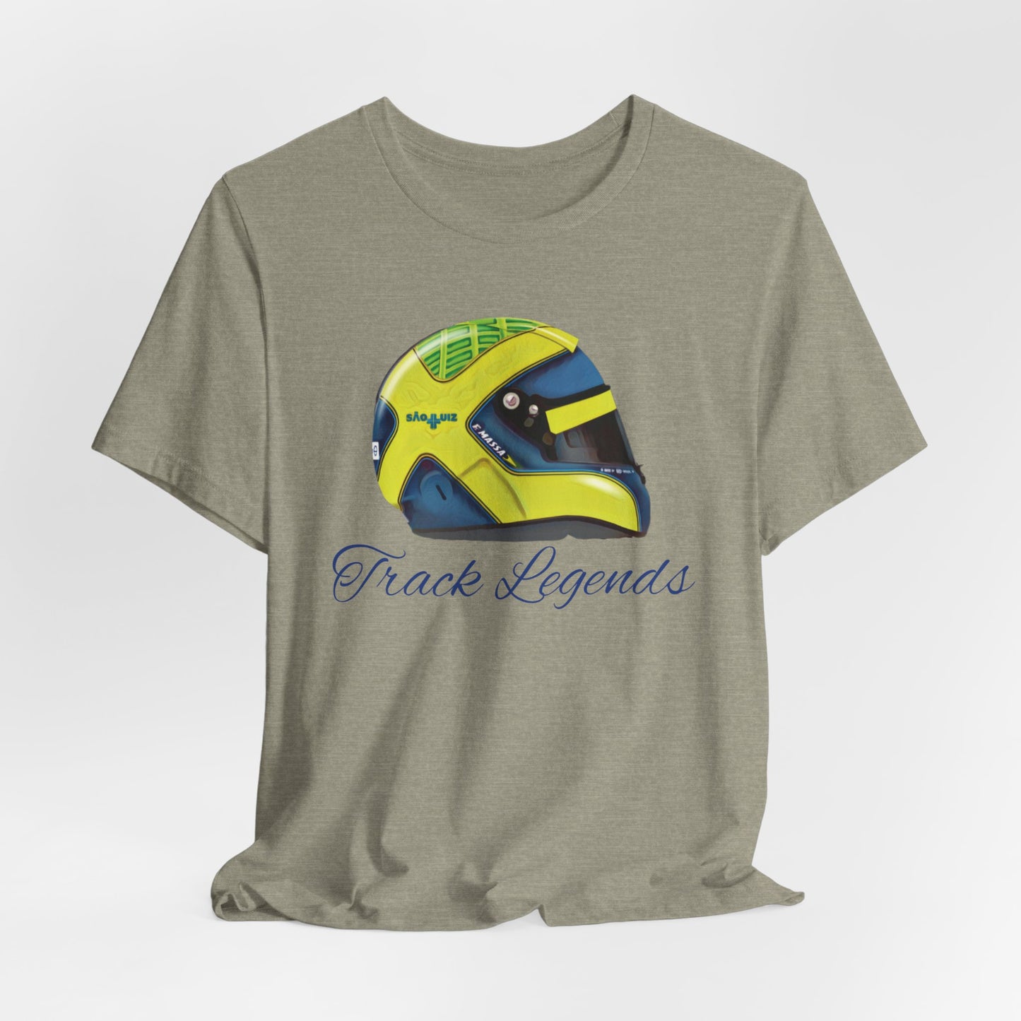 Massa Helmet Profile T-Shirt by Track Legends