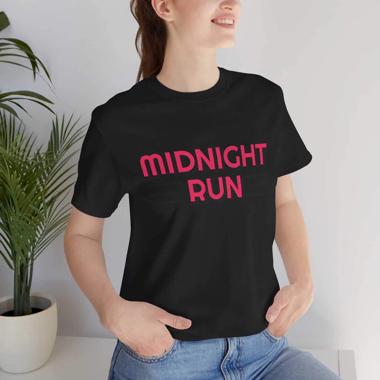 Midnight Run - Unisex Jersey Short Sleeve Tee by Track Legends