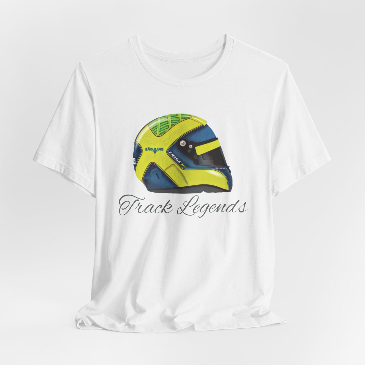 Massa Helmet Profile T-Shirt by Track Legends