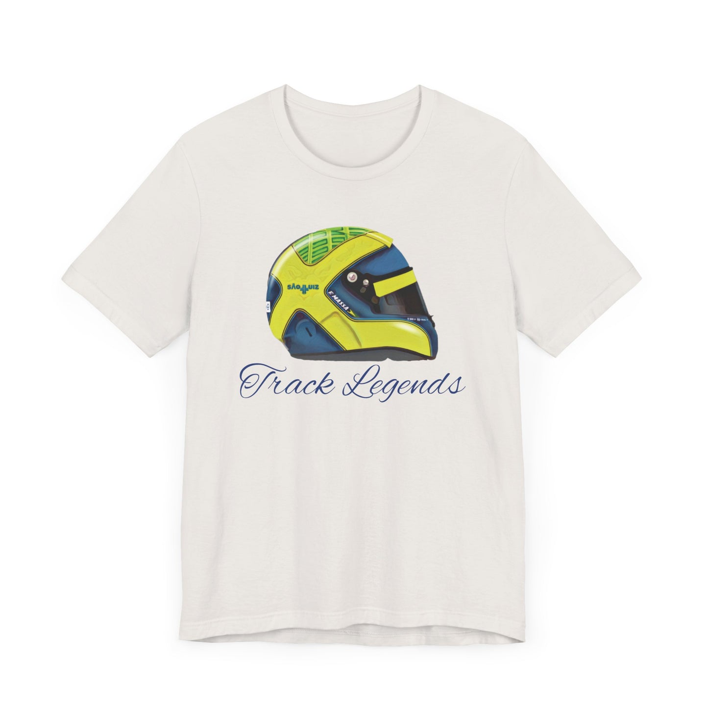 Massa Helmet Profile T-Shirt by Track Legends