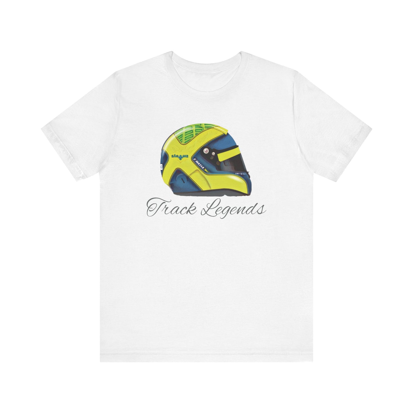 Massa Helmet Profile T-Shirt by Track Legends