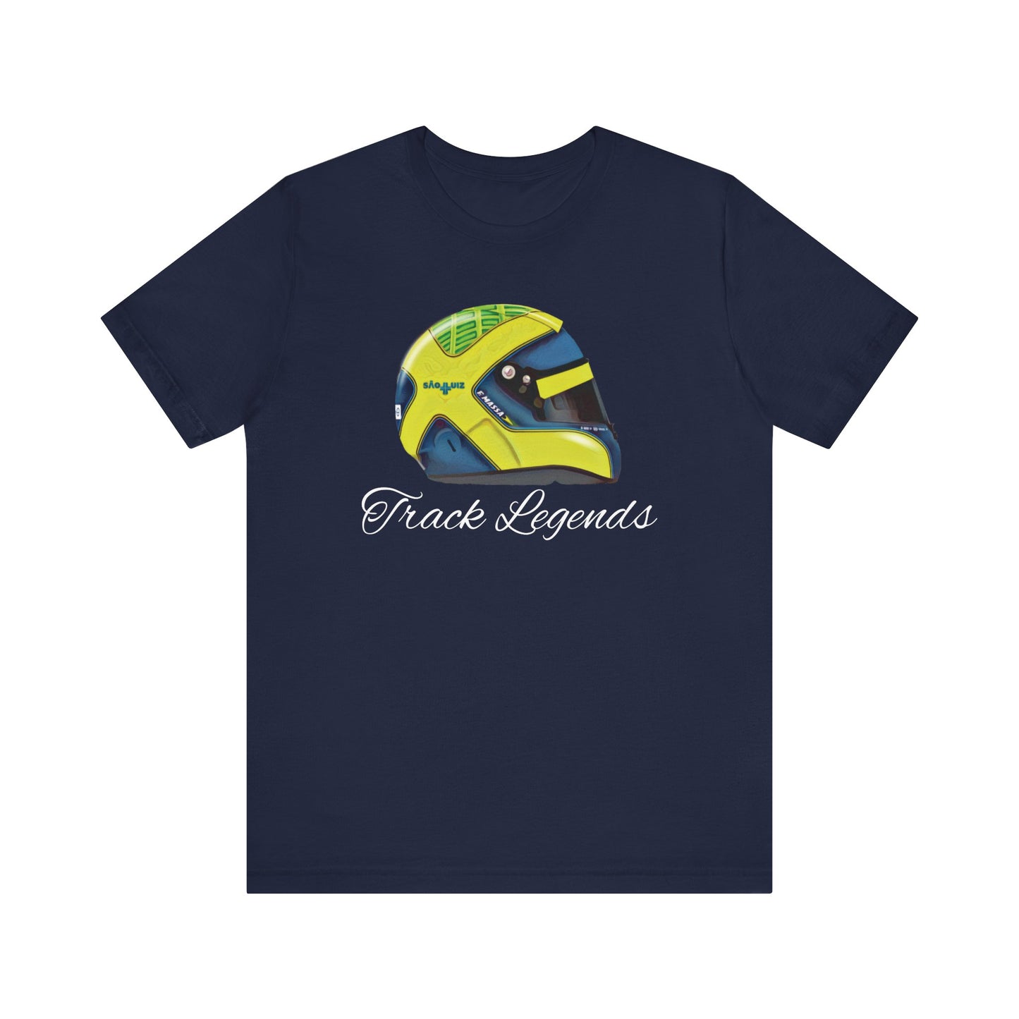 Massa Helmet Profile T-Shirt by Track Legends