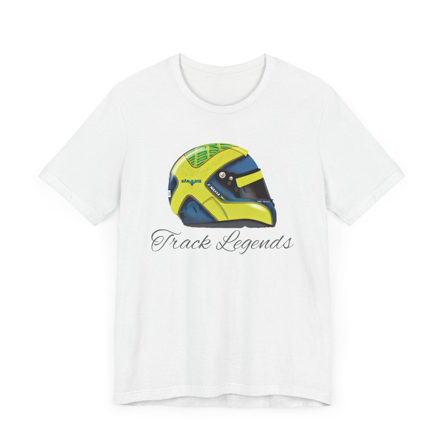 Massa Helmet Profile T-Shirt by Track Legends