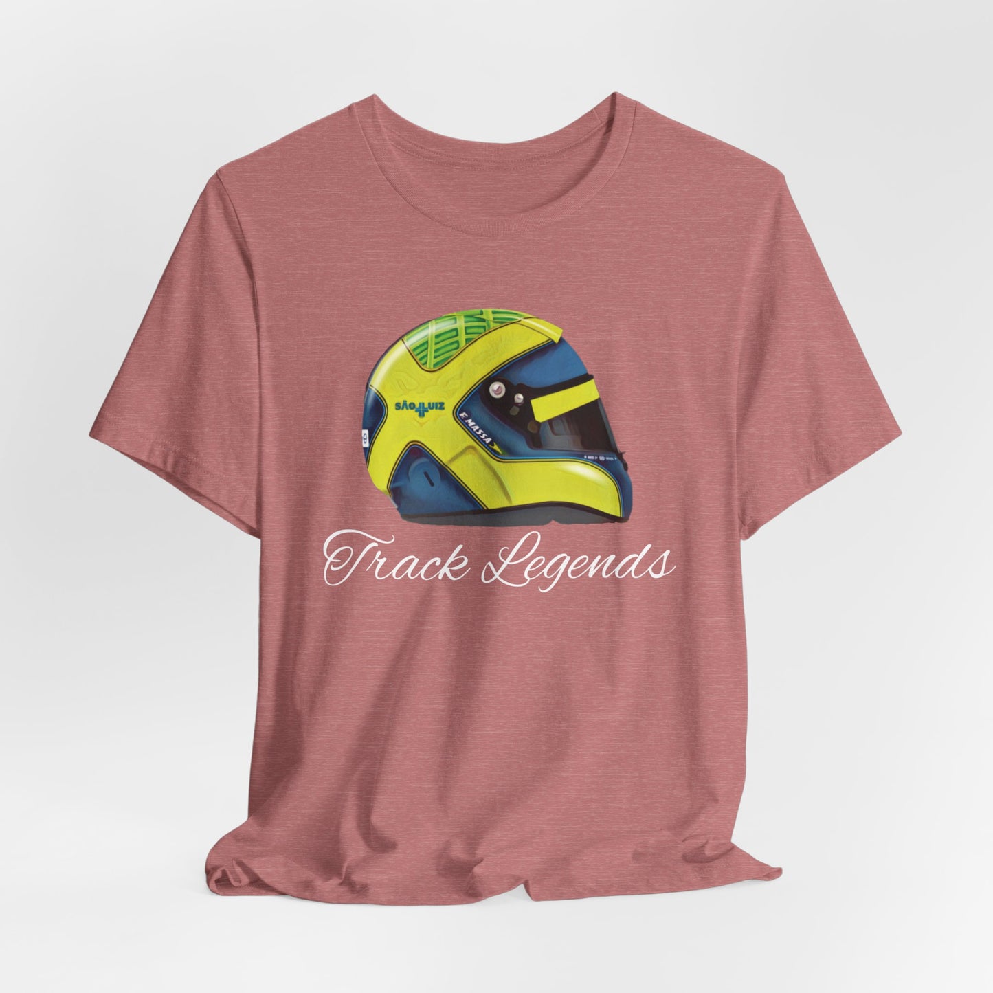 Massa Helmet Profile T-Shirt by Track Legends