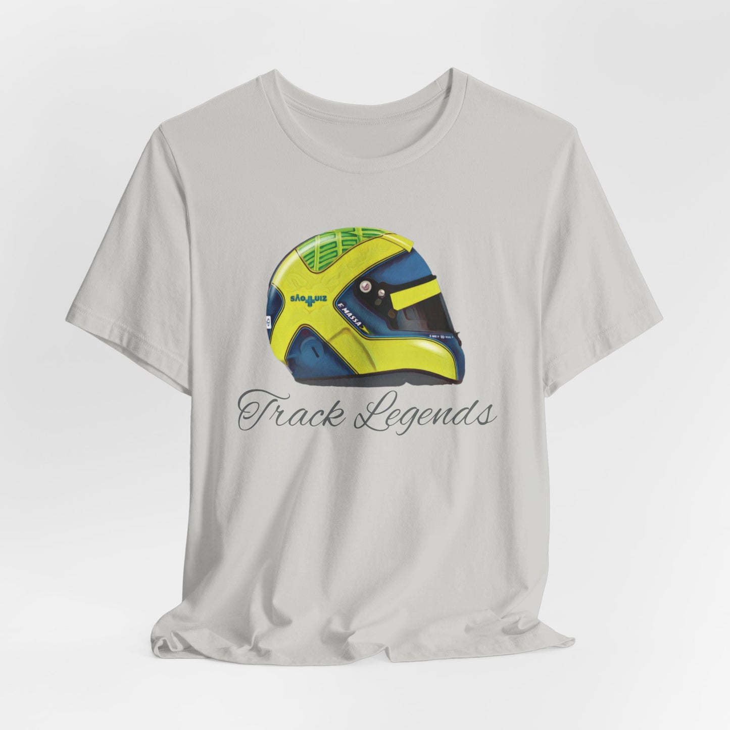 Massa Helmet Profile T-Shirt by Track Legends