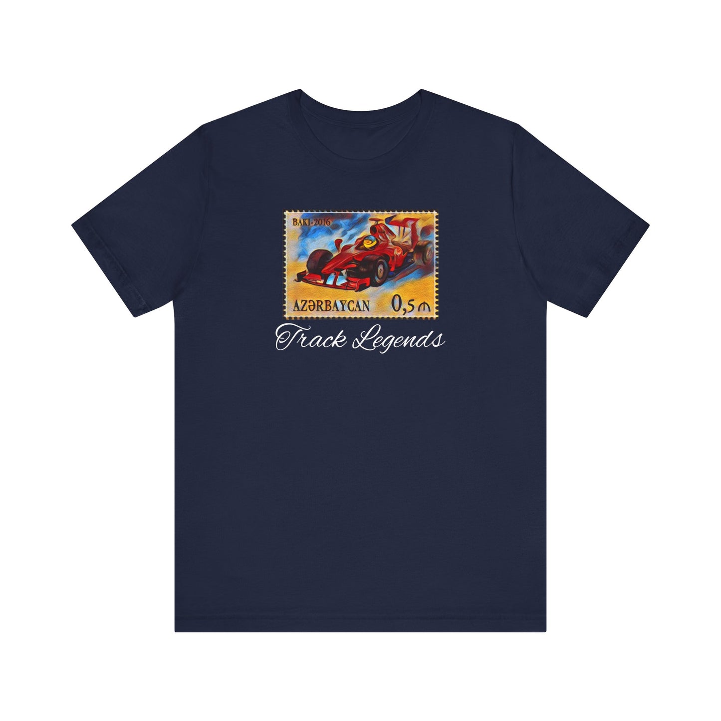 F1 Racing Car Postage Stamp Tee -Azerbaijan Grand Prix