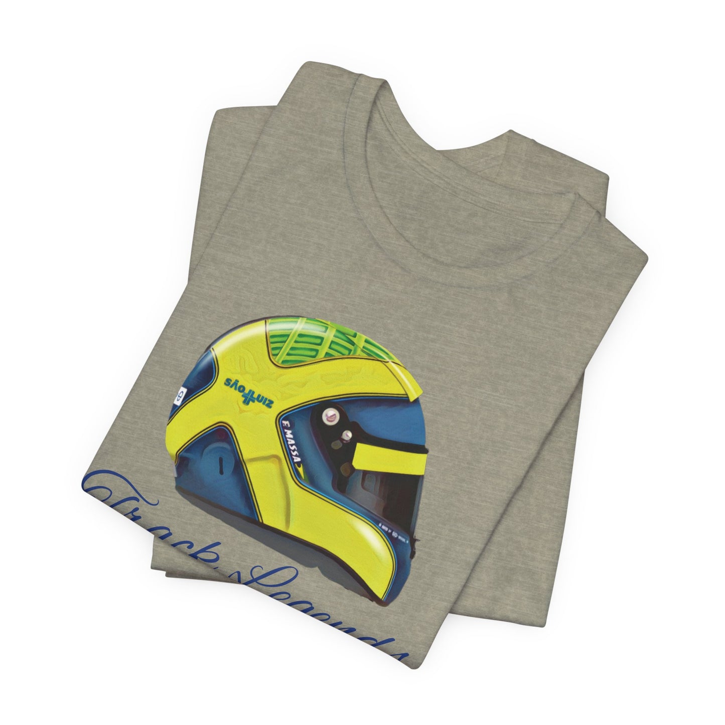 Massa Helmet Profile T-Shirt by Track Legends