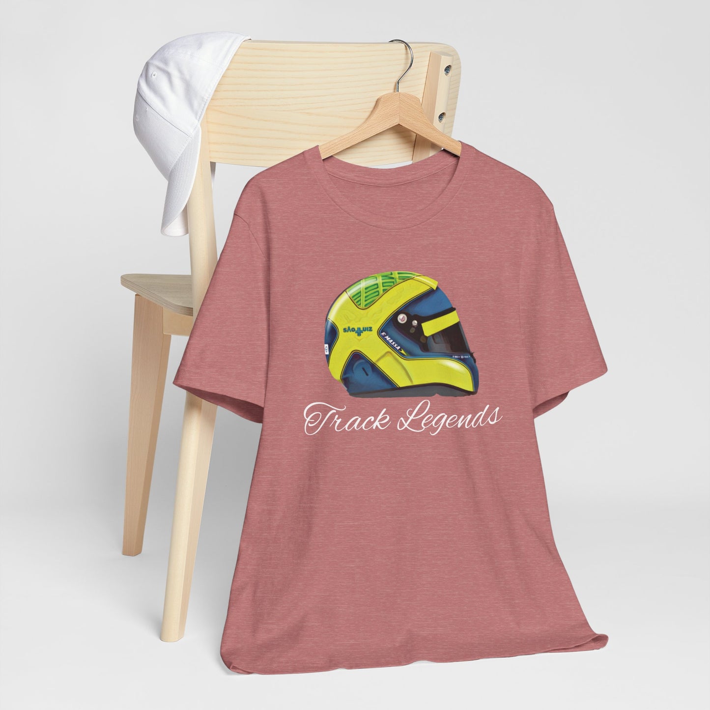 Massa Helmet Profile T-Shirt by Track Legends