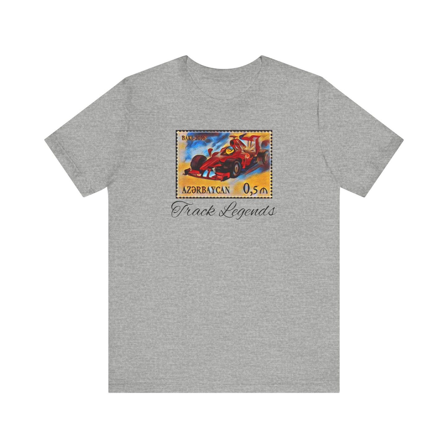 F1 Racing Car Postage Stamp Tee -Azerbaijan Grand Prix