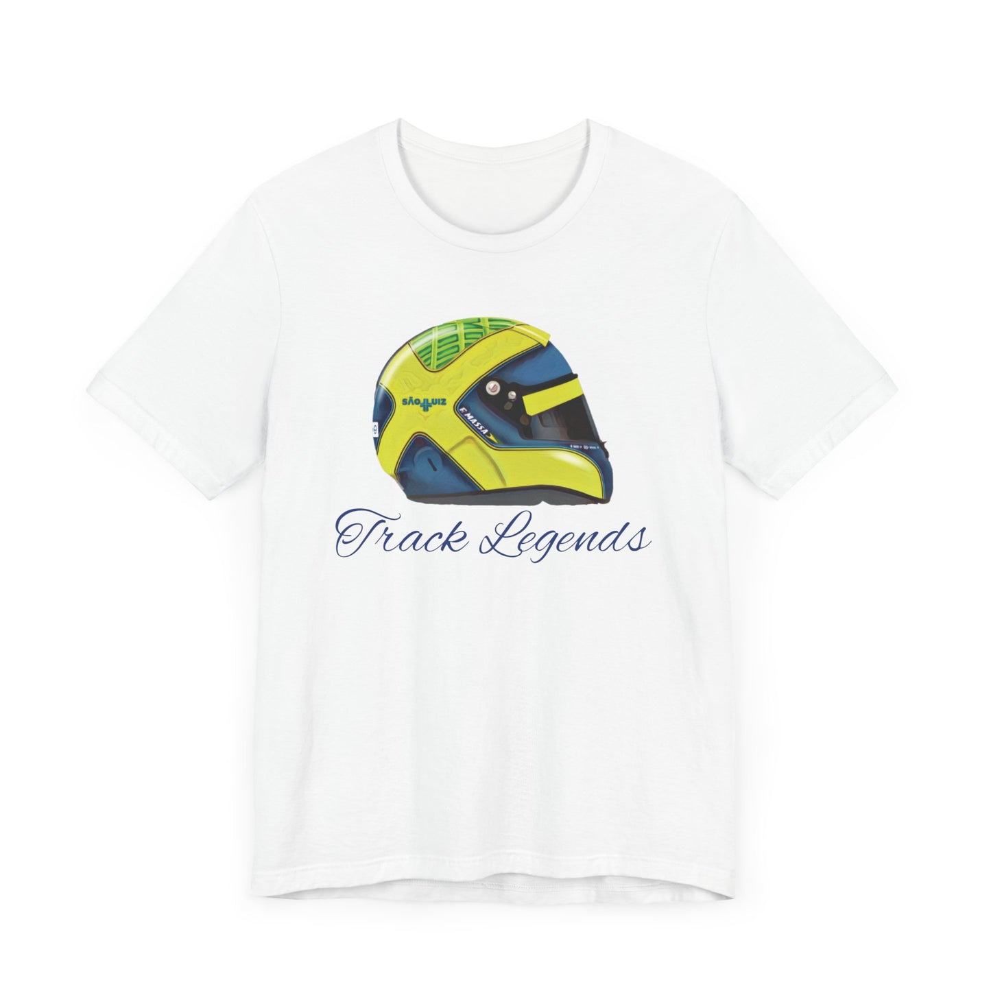 Massa Helmet Profile T-Shirt by Track Legends