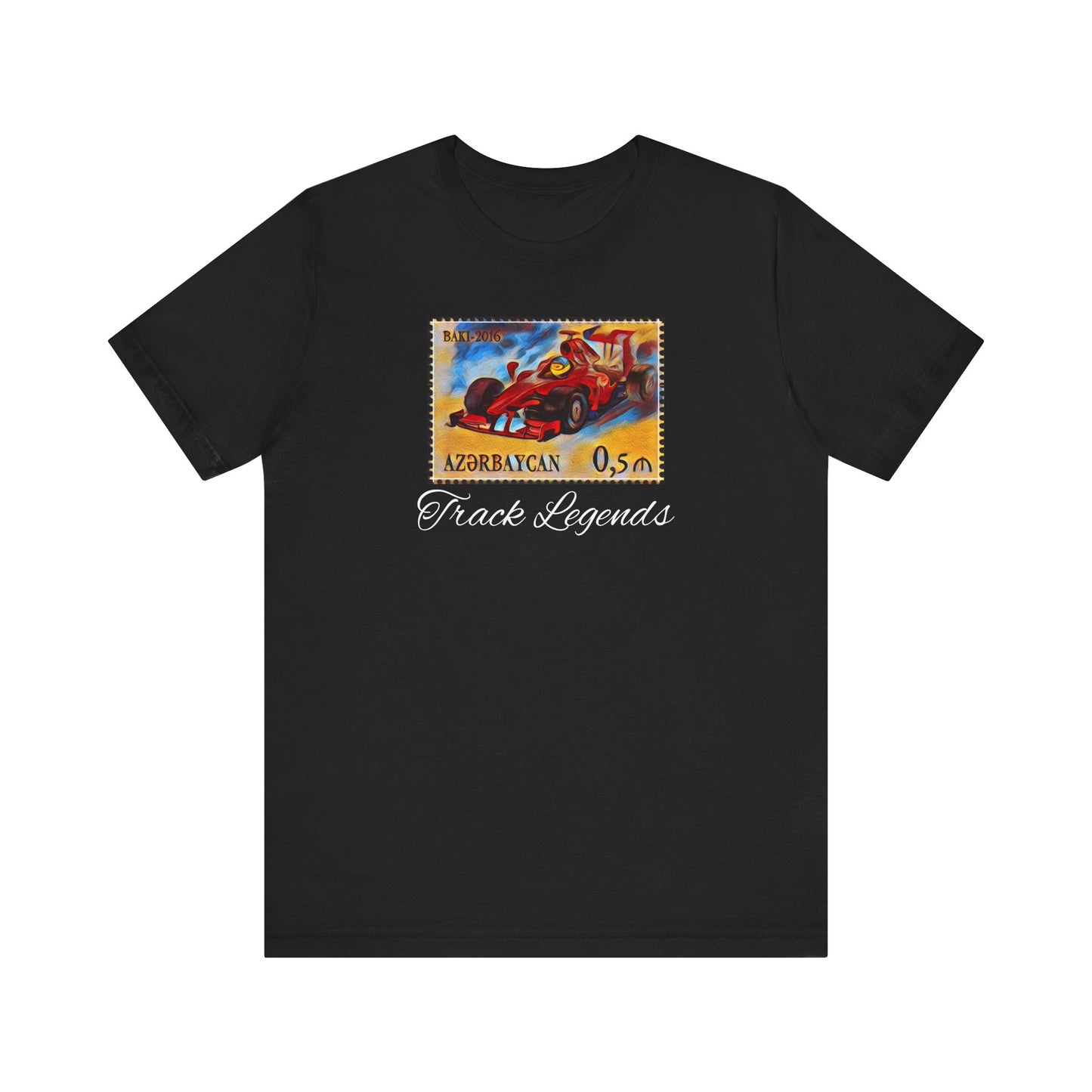 F1 Racing Car Postage Stamp Tee -Azerbaijan Grand Prix