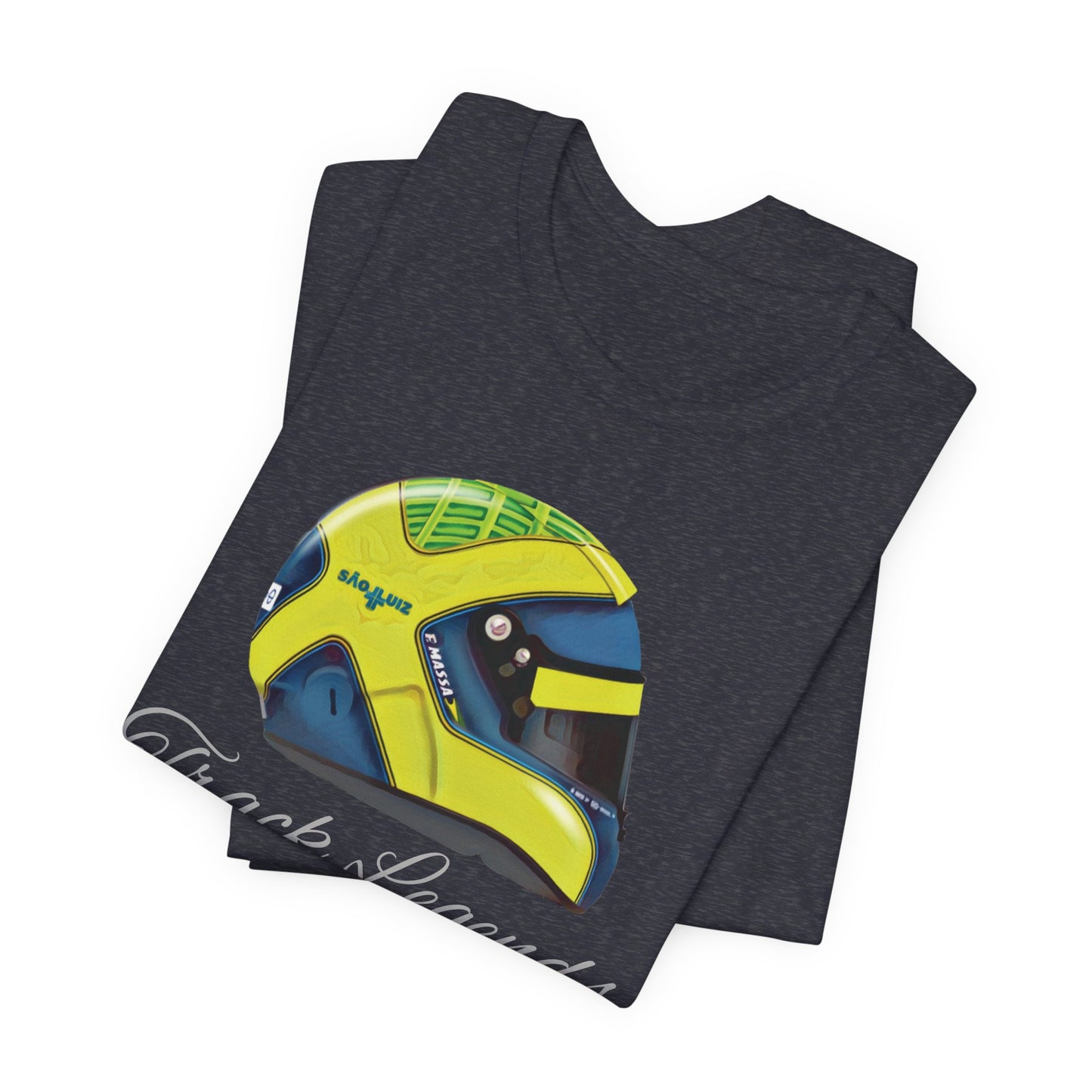 Massa Helmet Profile T-Shirt by Track Legends