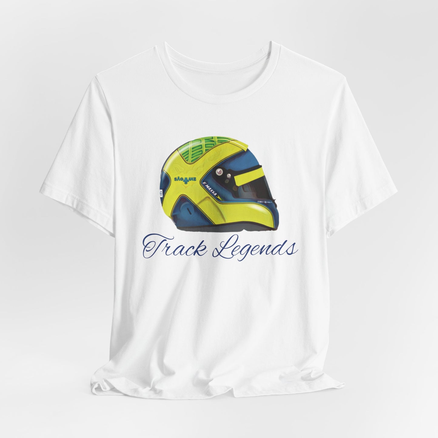 Massa Helmet Profile T-Shirt by Track Legends