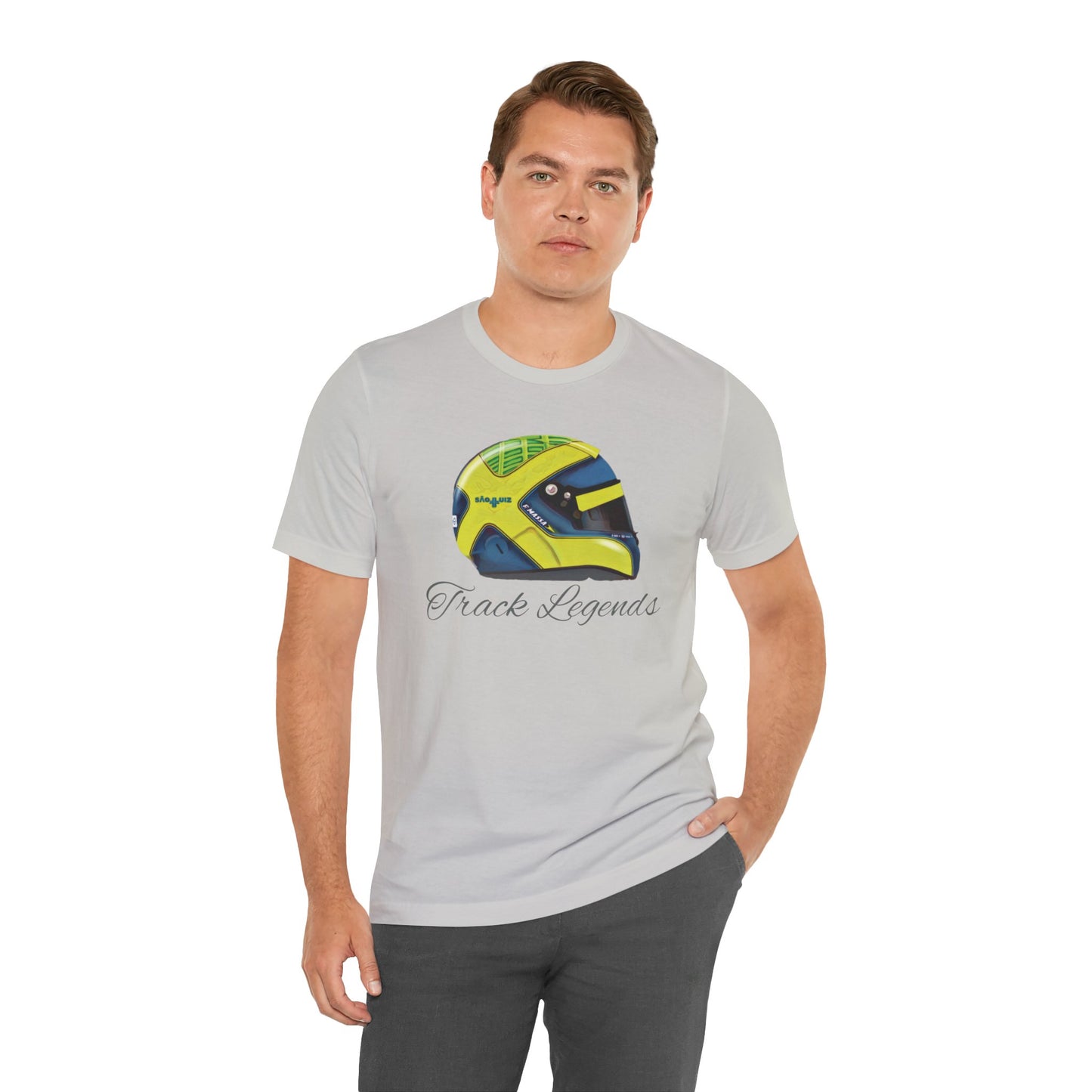 Massa Helmet Profile T-Shirt by Track Legends