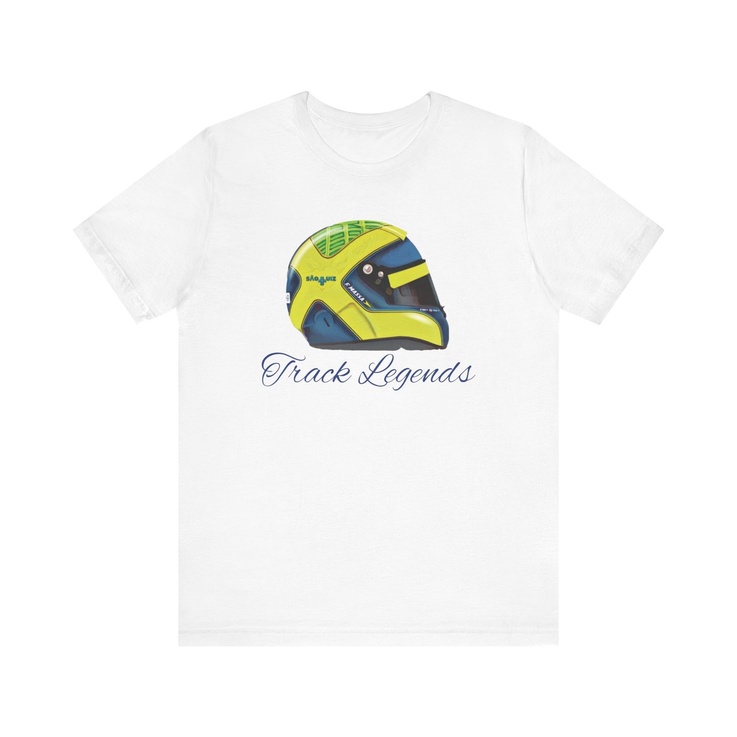 Massa Helmet Profile T-Shirt by Track Legends