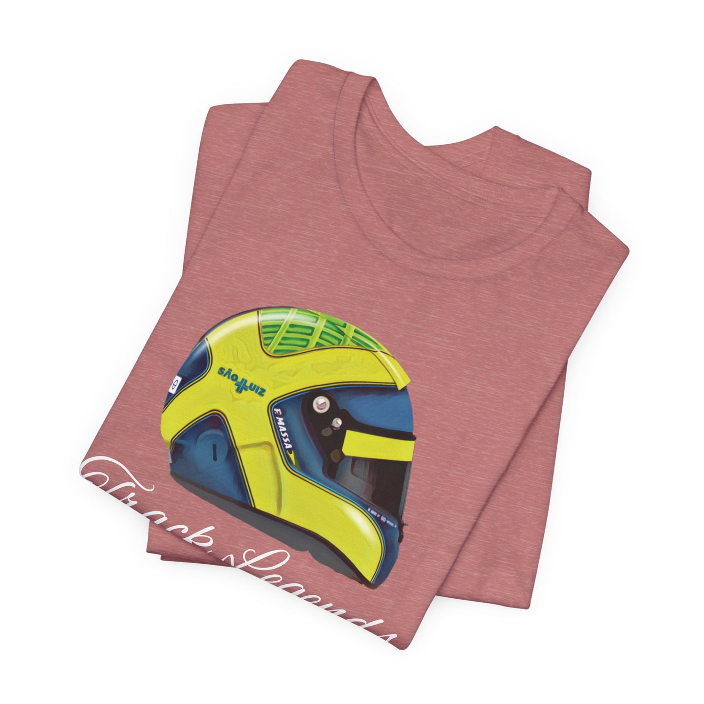 Massa Helmet Profile T-Shirt by Track Legends