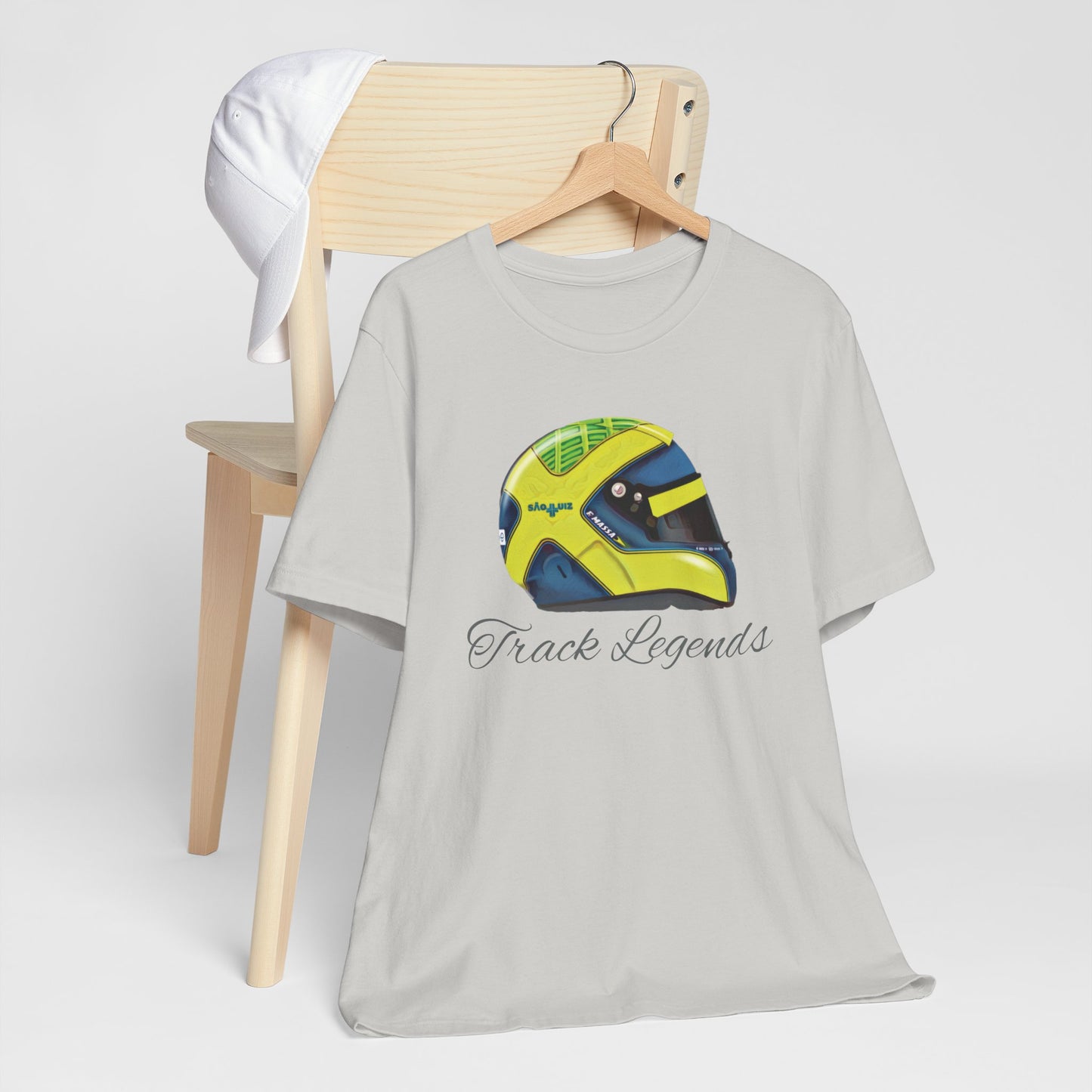 Massa Helmet Profile T-Shirt by Track Legends