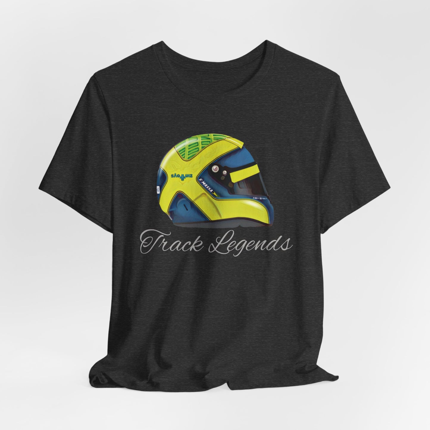 Massa Helmet Profile T-Shirt by Track Legends