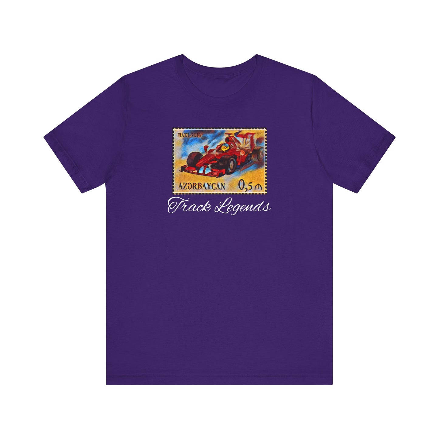 F1 Racing Car Postage Stamp Tee -Azerbaijan Grand Prix