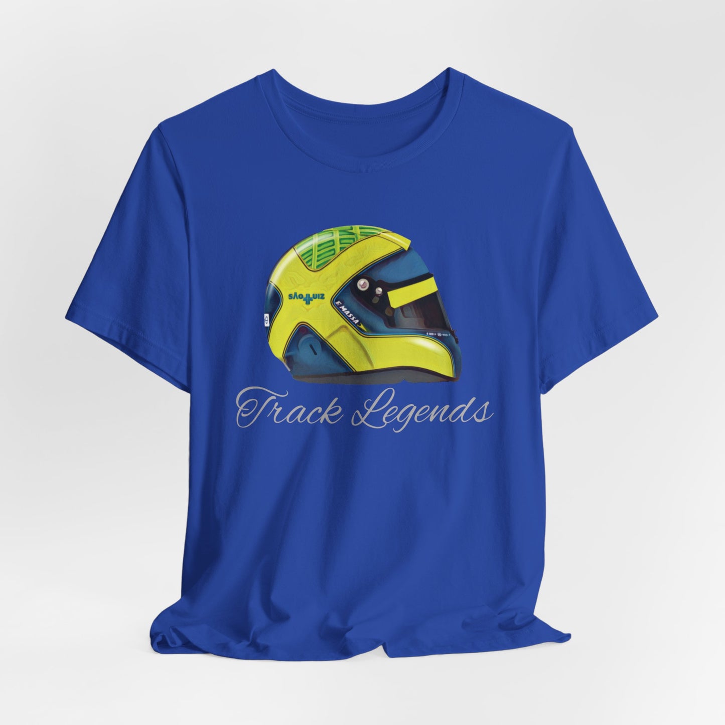 Massa Helmet Profile T-Shirt by Track Legends